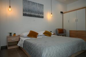 Katil atau katil-katil dalam bilik di Apartments Kolovrat