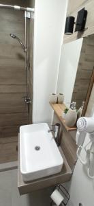 Koupelna v ubytování Sunčani apartman 2