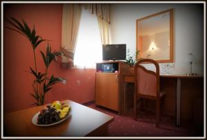 TV a/nebo společenská místnost v ubytování Hotel Rosina