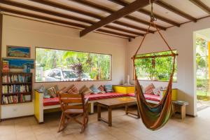 Ruang duduk di Pagalù Hostel