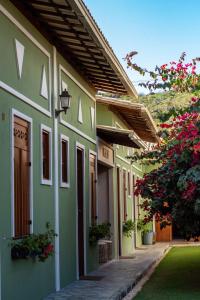 O edifício em que a casa de hóspedes se localiza