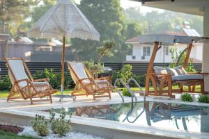 A garden outside Enclave Villa Luxury,Pool and Nature at Marmaris
