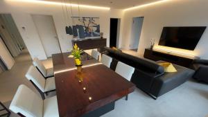 Coin salon dans l'établissement Luxury-Appartment Old Town Lucerne - Guests 4 - Serviced 3rd Workday