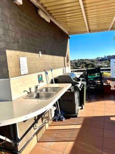Uma varanda ou terraço em Studio in Darling Point