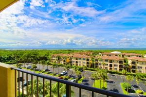a view from a balcony at a resort at Ocean Breeze Condo in Jensen Beach