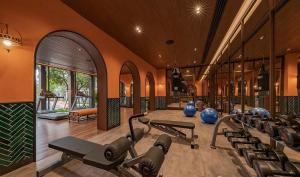Fitness centrum a/nebo fitness zařízení v ubytování La Habana Hua Hin