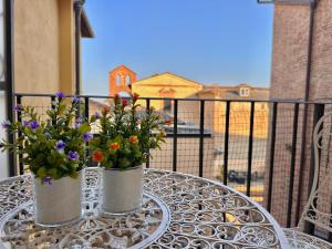 Μπαλκόνι ή βεράντα στο Sisters' Home - Appartamento nel centro storico con Terrazzo, Aria condizionata e Vasca da Bagno