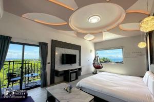 Postel nebo postele na pokoji v ubytování Sunny Ocean B&B