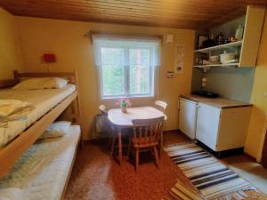 Kuchyň nebo kuchyňský kout v ubytování Selholmens Camping