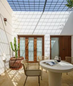 Posezení v ubytování Cortijo Boutique Siete Calas