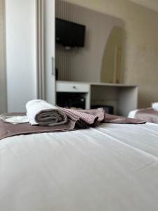 Postel nebo postele na pokoji v ubytování Divas Silver