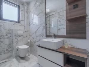 Koupelna v ubytování Hotel Diman