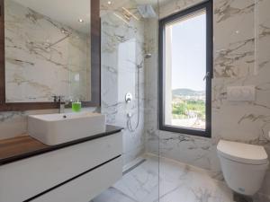 Koupelna v ubytování Hotel Diman