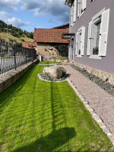 Zahrada ubytování La maison des douceurs