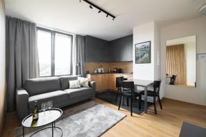 Istumisnurk majutusasutuses Apartmány Florián
