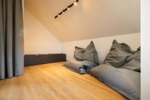 Voodi või voodid majutusasutuse Apartmány Florián toas