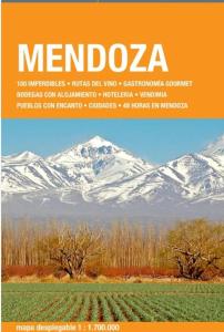 een bladerdak met een foto van een besneeuwde berg bij LUIS MENDOZA in Mendoza