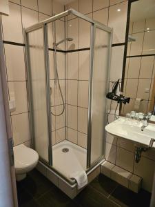 Koupelna v ubytování Hafen 17 Hotel Küche Bar