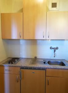 Η κουζίνα ή μικρή κουζίνα στο Apartment mit Balkon