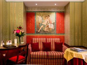 Khu vực ghế ngồi tại c-hotels Rubens