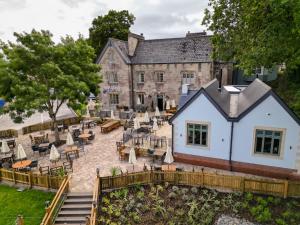 an aerial view of the inn with tables and chairs at The Royal Inn by Chef & Brewer Collection in Bristol