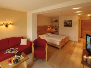 TV a/nebo společenská místnost v ubytování Hotel Gran Paradiso