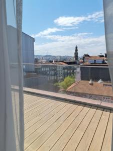 Balcon ou terrasse dans l'établissement Wine & Books Porto Hotel