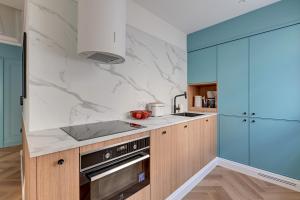 Kuchnia lub aneks kuchenny w obiekcie Havana Premium Family Stay by Lion Apartments Sopot
