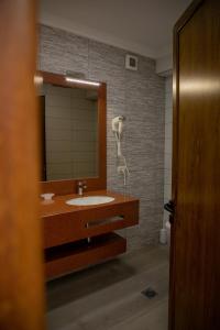 Koupelna v ubytování Hotel Dyrrah
