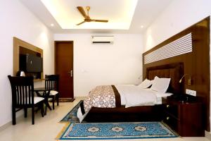Posezení v ubytování VRINDAVAN GUEST HOUSE