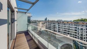 Balkon lub taras w obiekcie Plac Unii, Sun & Snow