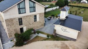 巴雷罗斯Casal de pelaio的享有建筑的空中景致