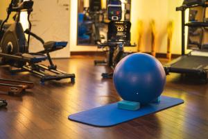 O centro de fitness e/ou as comodidades de fitness de Beau Rivage Hotel