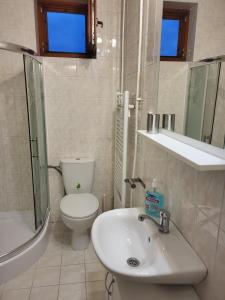 Koupelna v ubytování Zwaan Apartmány + 17 fotografií