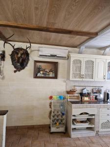 Η κουζίνα ή μικρή κουζίνα στο Guest House on Lesnaya