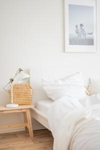 Кровать или кровати в номере Chalupa Morava