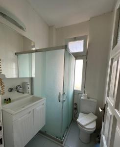 Koupelna v ubytování Cicek Apart Hotel