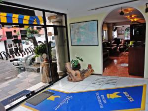 TV o dispositivi per l'intrattenimento presso Hotel Rincón Escandinavo