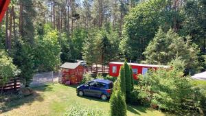 Zahrada ubytování Domek drewniany u Grażynki