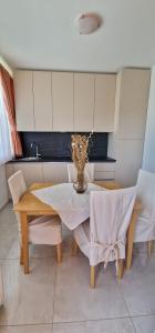 Kuchyň nebo kuchyňský kout v ubytování Apartments Stengl