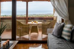 Posezení v ubytování Olympus Pantheon Luxury Villas