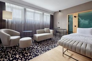 Posteľ alebo postele v izbe v ubytovaní Le Méridien Vienna