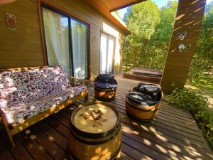Zahrada ubytování Cabañas SPA Olmue + 37 fotografií