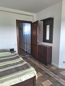 Posteľ alebo postele v izbe v ubytovaní Leśny Dworek - Apartamenty SUPER z TV i salonem kominkowym