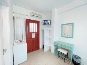 Uma televisão e/ou sistema de entretenimento em Villa Dima