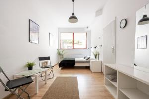 Posezení v ubytování Target Hostel