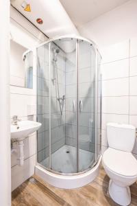 Kúpeľňa v ubytovaní Target Hostel