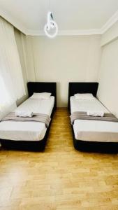 Postel nebo postele na pokoji v ubytování Apartment in central trabzon with free Wi-Fi