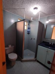 Koupelna v ubytování Casa Esther