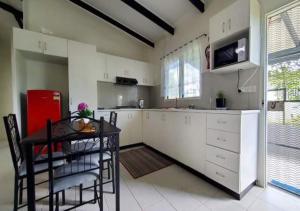 Una cocina o kitchenette en Mohans Apartments